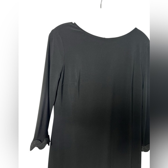 Joseph Ribkoff Black Jersey Cocktail Dress Womens Size 10 - Picture 3 of 5